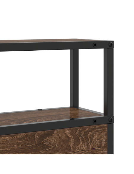 Testata contenitore Rovere marrone 180 cm Legno multistrato