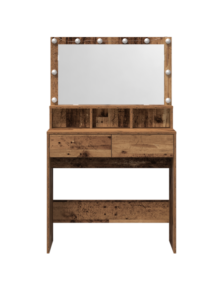 Tavolo da Trucco con cassetto Legno vecchio 80 x 41 x 134,5 cm