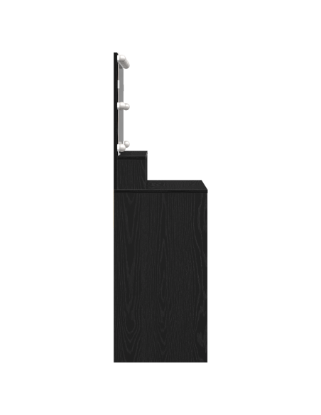 Tavolo da Trucco Rovere nero Truciolare