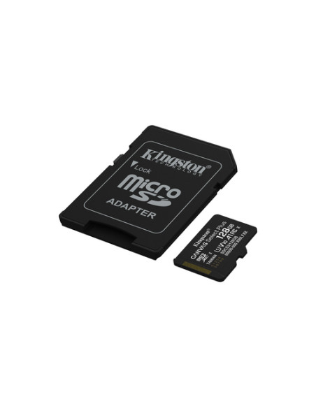 Kingston Technology 128GB microSDXC Canvas Select Plus Gen3 150MB/s A1 (Adattatore SD incluso)