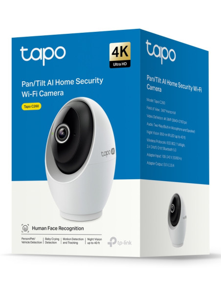 TP-Link Tapo C260 Telecamera di sicurezza IP Interno 3840 x 2160 Pixel Soffitto/Parete/scrivania