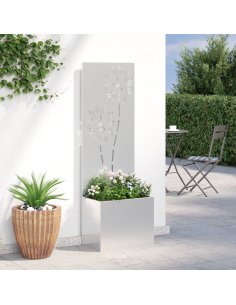 Schermo per privacy in giardino Argento 50 x 32 x 150 cm