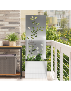 Schermo per privacy in giardino Argento 50 x 32 x 150 cm