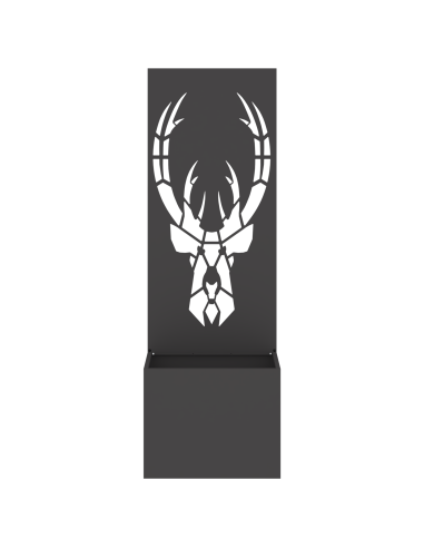 Schermo per privacy in giardino Stampa animale Nero 50 x 140 cm