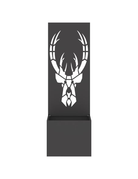 Schermo per privacy in giardino Stampa animale Nero 50 x 140 cm