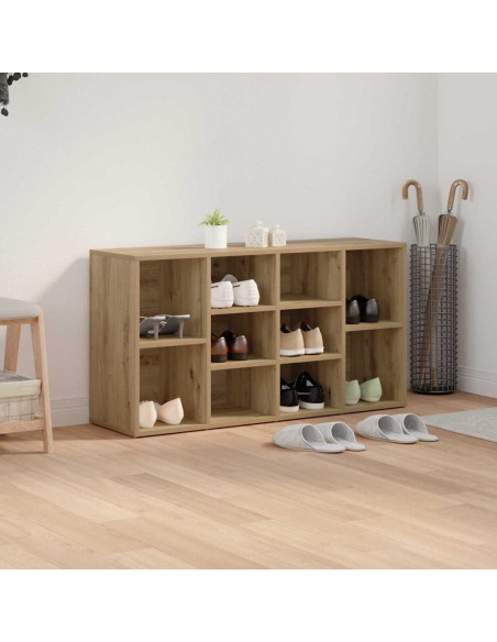 Panca per scarpe rovere artigianale 103 x 30 x 55 cm