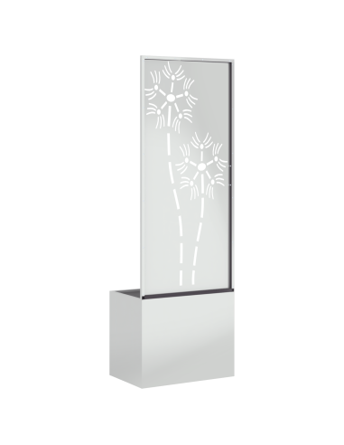 Schermo per privacy in giardino Argento 50 x 32 x 150 cm
