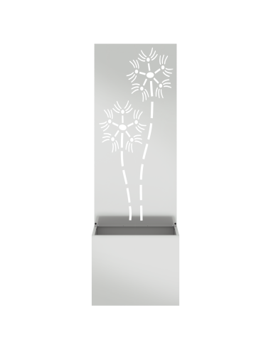 Schermo per privacy in giardino Argento 50 x 32 x 150 cm