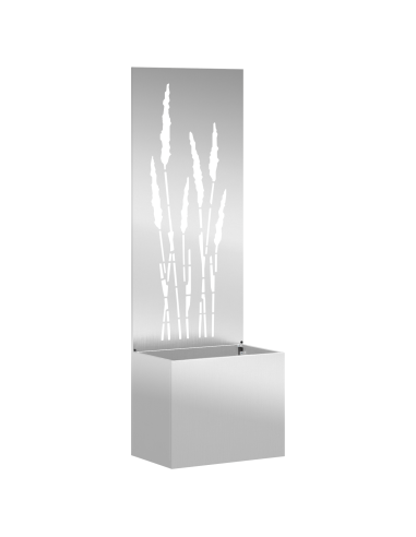 Schermo per privacy in giardino Traforo Argento 50 x 140 cm