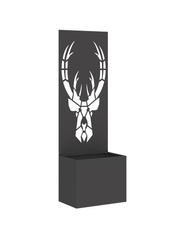 Schermo per privacy in giardino Stampa animale Nero 50 x 140 cm