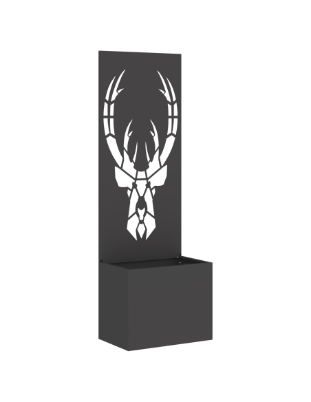 Schermo per privacy in giardino Stampa animale Nero 50 x 140 cm