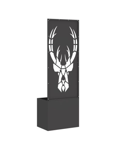 Schermo per privacy in giardino Stampa animale Nero 50 x 140 cm