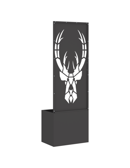 Schermo per privacy in giardino Stampa animale Nero 50 x 140 cm