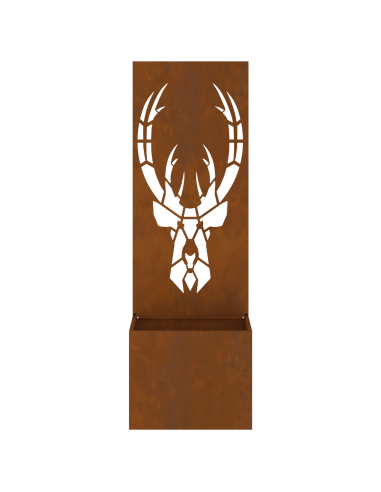 Schermo per privacy in giardino Ruggine 50 x 32 x 150 cm