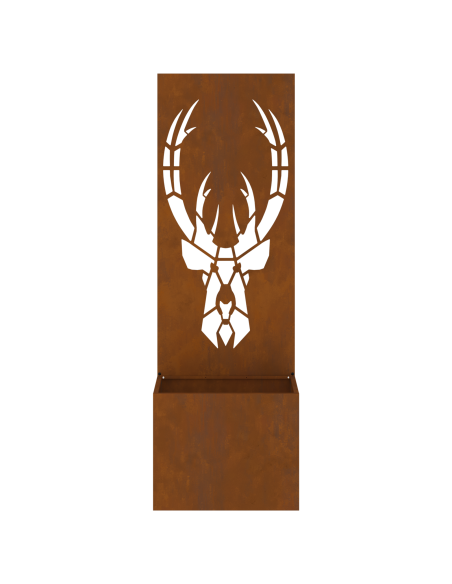 Schermo per privacy in giardino Ruggine 50 x 32 x 150 cm