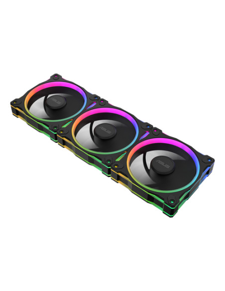 ASUS Prime MR120 Fan ARGB Black 3in1 Case per computer Ventilatore 12 cm Nero