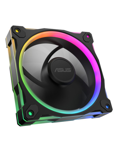 ASUS Prime MR120 Fan ARGB Black 3in1 Case per computer Ventilatore 12 cm Nero