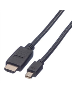 Value 11.99.5790 cavo e adattatore video 1 m Mini DisplayPort Nero