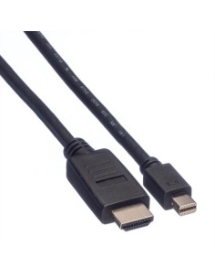 Value 11.99.5790 cavo e adattatore video 1 m Mini DisplayPort Nero 2