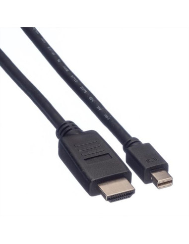 Value 11.99.5790 cavo e adattatore video 1 m Mini DisplayPort Nero