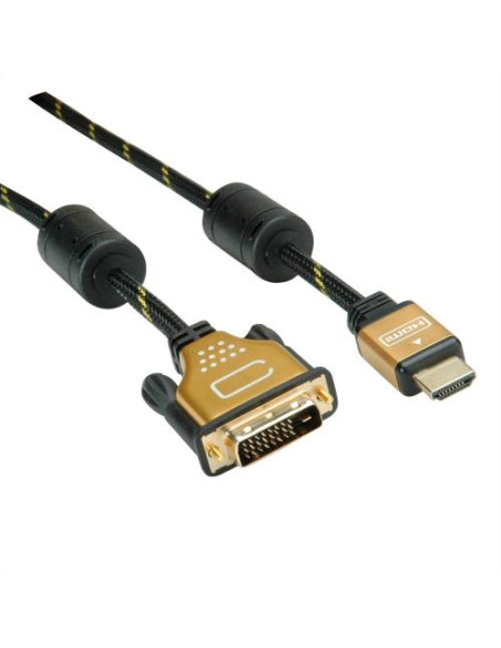 CAVO DVI-HDMI 1MT M/M DVI (24+1) 3840X2160 @30HZ