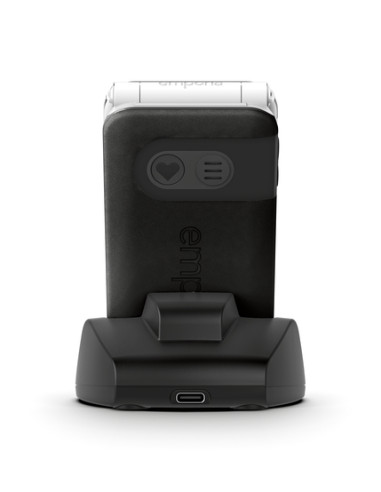 Emporia SIMPLICITYglam.4G 7,11 cm (2.8") 106 g Nero Telefono per anziani