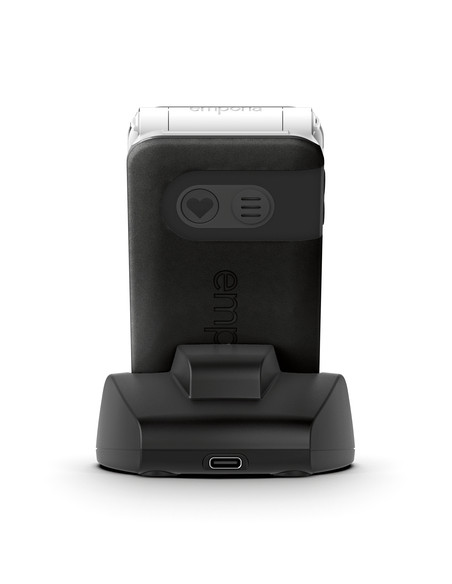 Emporia SIMPLICITYglam.4G 7,11 cm (2.8") 106 g Nero Telefono per anziani