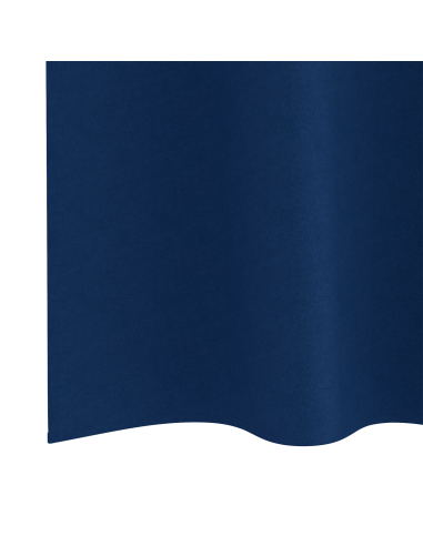 Tende Blackout con Anelli 2 pcs Blu Scuro 245 x 140 cm