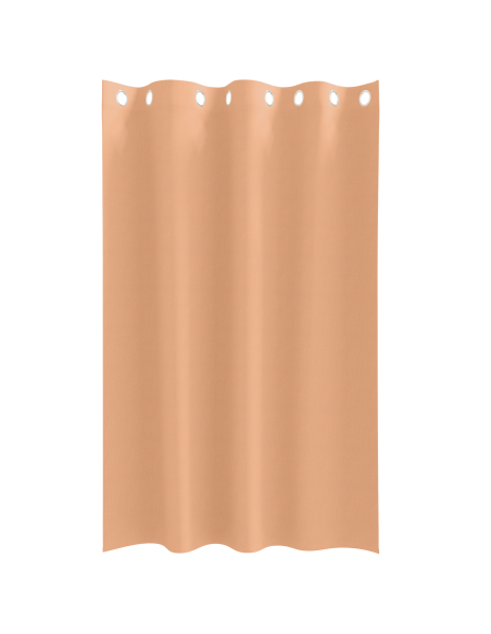 Tende con tende 2 pcs Marrone chiaro 175 x 140 cm Poliestere