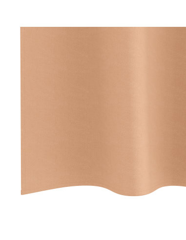 Tende Blackout con Anelli 2 pcs Marrone Chiaro 260 x 140 cm