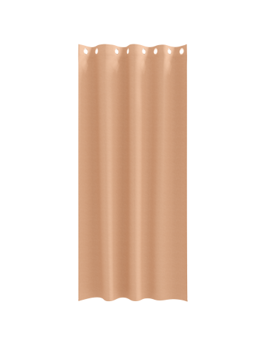 Tende Blackout con Anelli 2 pcs Marrone Chiaro 260 x 140 cm