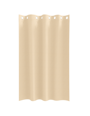 Tende Blackout con Anelli 2 pcs Crema 175 x 140 cm Poliestere