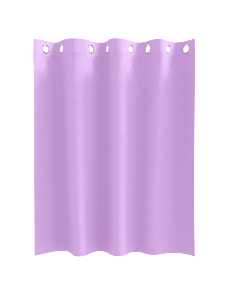 Tende con tende 2 pcs Viola 140 x 140 cm Poliestere