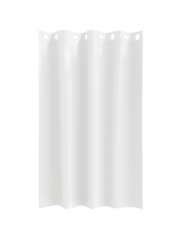 Tende Blackout con Anelli 2 pcs Bianco Puro 175 x 140 cm