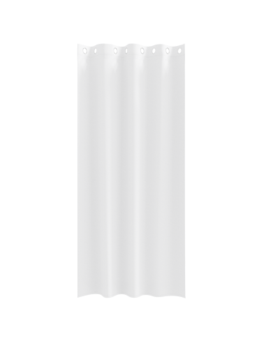 Tende Blackout con Anelli 2 pcs Bianco Puro 260 x 140 cm