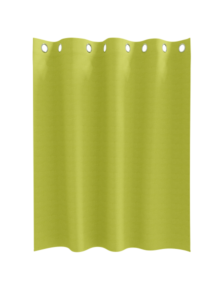 Tende Blackout con Anelli 2 pcs Verde 140 x 140 cm Poliestere