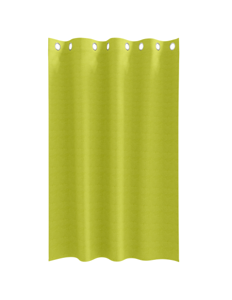 Tende Blackout con Anelli 2 pcs Verde 175 x 140 cm Poliestere