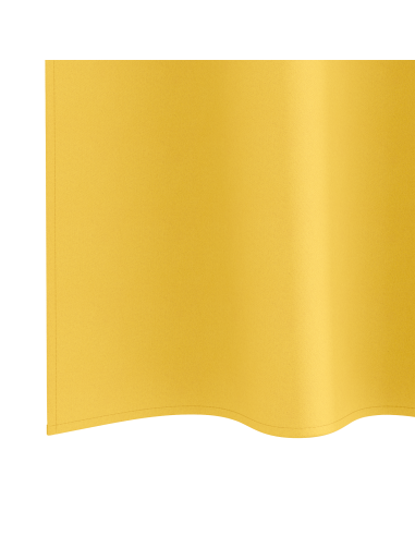 Tende Blackout con Anelli 2 pcs Giallo senape 175 x 140 cm