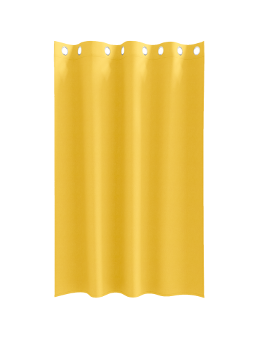Tende Blackout con Anelli 2 pcs Giallo senape 175 x 140 cm