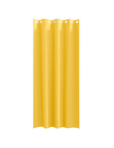 Tende Blackout con Anelli 2 pcs Giallo senape 260 x 140 cm