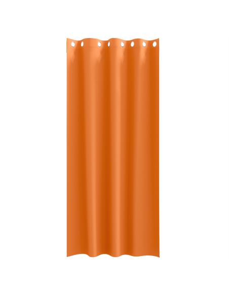 Tende con tende 2 pcs Arancione Vivo 225 x 140 cm Poliestere
