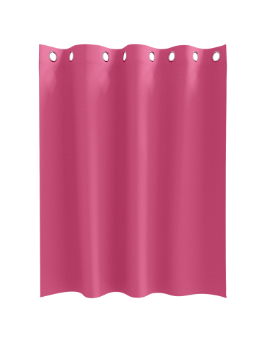 Tende Blackout con Anelli 2 pcs Rosa Vivo 140 x 140 cm