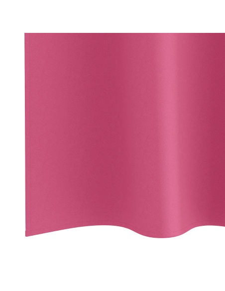 Tende Blackout con Anelli 2 pcs Rosa Vivo 260 x 140 cm