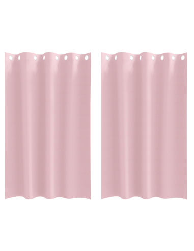 Tende Blackout con Anelli 2 pcs Rosa baby 175 x 140 cm