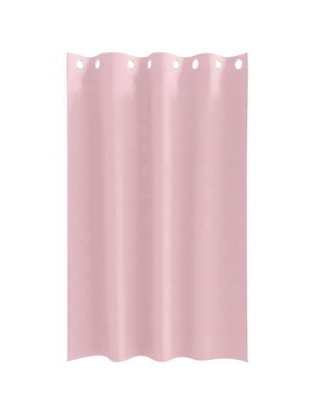 Tende con tende 2 pcs Rosa Baby 175 x 140 cm Poliestere