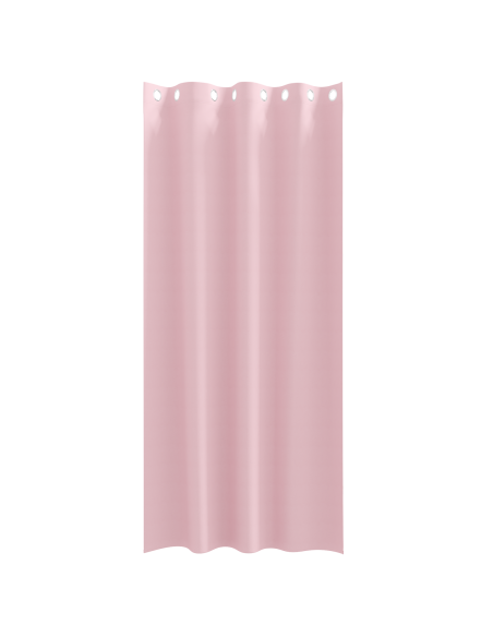 Tende con tende 2 pcs Rosa Baby 260 x 140 cm Poliestere