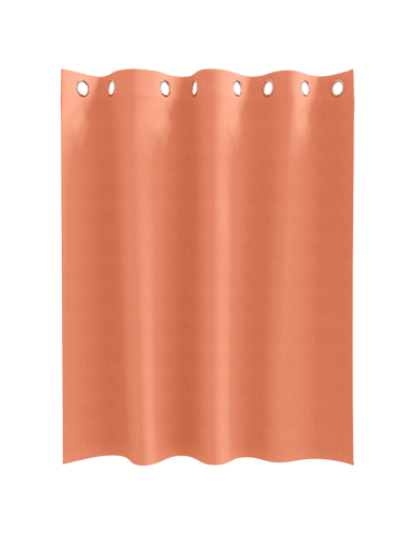 Tende Blackout con Anelli 2 pcs Terracotta 140 x 140 cm