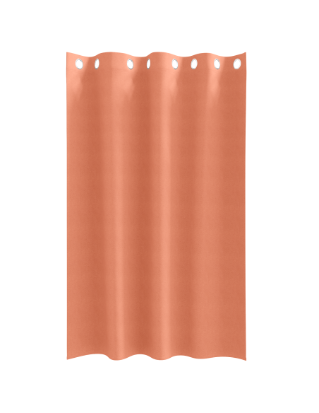 Tende con tende 2 pcs Terracotta 175 x 140 cm Poliestere