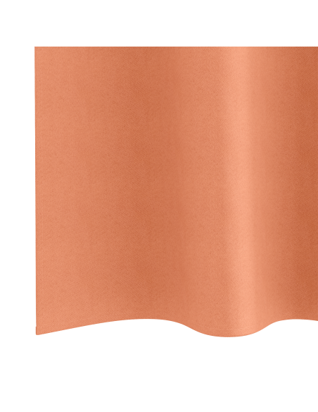 Tende con tende 2 pcs Terracotta 260 x 140 cm Poliestere