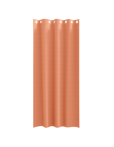 Tende con tende 2 pcs Terracotta 260 x 140 cm Poliestere